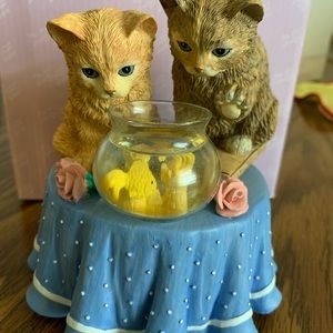 San Francisco Music Box Kittens with Gold Fish “Can’t take my eyes off you”